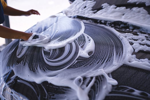 People washing cars photo