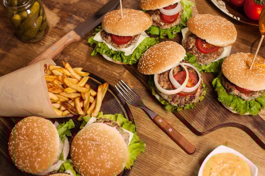 tope view fast foods photo