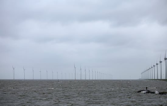 windmills, IJsselmeer, lake, the netherlands photo