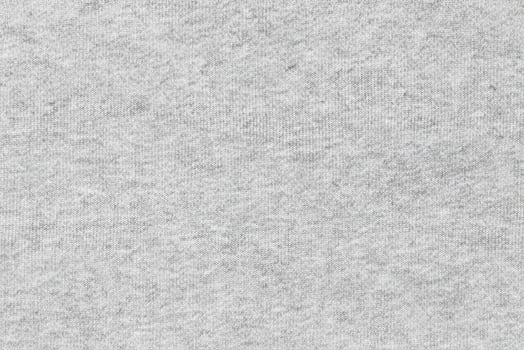 Close-Up of Heather Gray Knitted Sweatshirt Fabric Texture photo