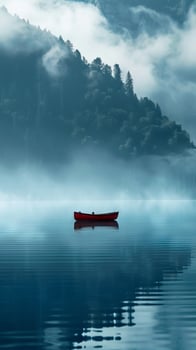 Calm waters reflect the tranquility of the soul photo
