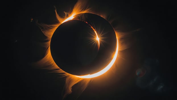 the eclipse in sky photo