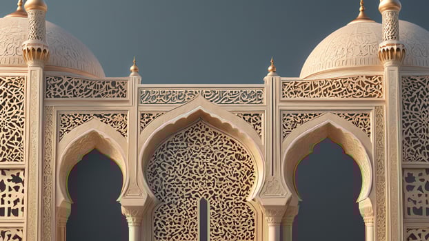 Islamic modern background design photo