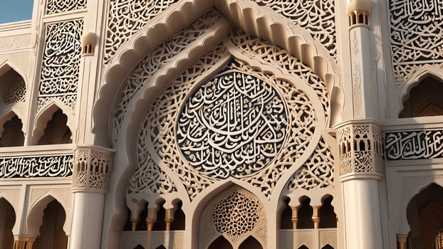 Islamic modern background design photo