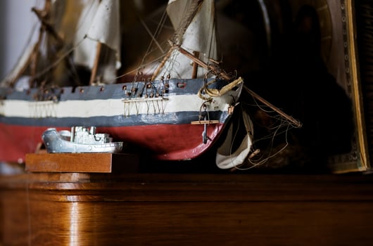 Antique sail boat photo