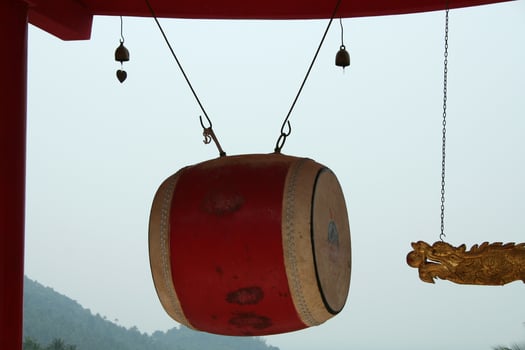 Buddhist temple, Koh Phangan, Thailand, travel photo