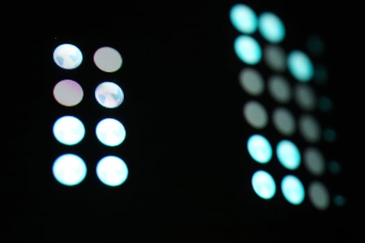 Innovation Electronic Smart Watch. Display Data Controls Background. Macro Closeup. photo