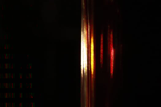 Cup of Vietnamese Coffee Lights. Morning Drink Background. photo