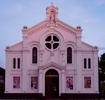 Exterior of the church of Fortin Mercedes photo