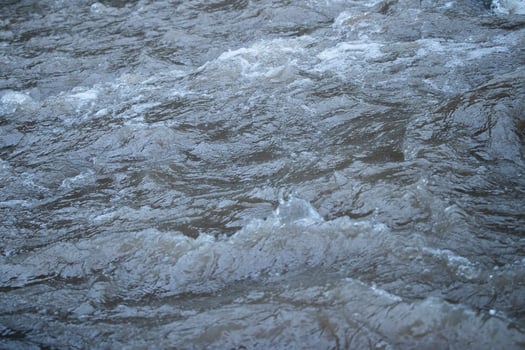 Beautiful blue sea water surface with low waves photo