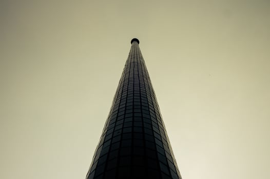 tall towers and sad skies photo