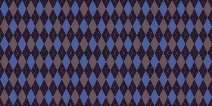 Business Seamless Argyle Pattern. Retro Fabric Background. Traditional Rhombus Diamond Textile Texture. photo