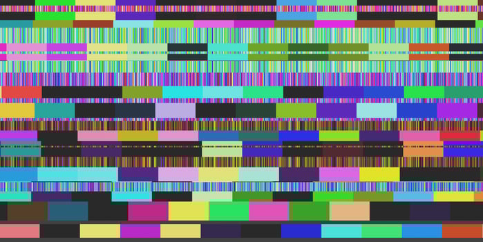 Seamless Screen Error Glitch Background. photo