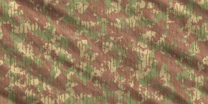 Forest Army Camouflage Background. Military Camo Clothing Texture. Seamless Combat Uniform. photo