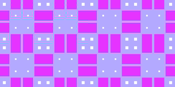 Violet Purple Cell Checks Background. Seamless Checkered Picnic Tablecloth Texture. Classic Plaid Geometric Checks. photo