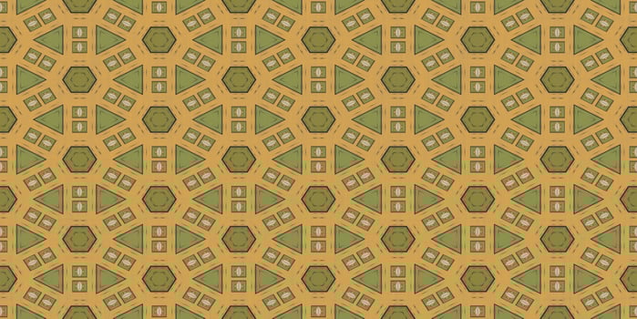 Seamless Geometrical Pattern Background. Geometry Kaleidoscope Shape Texture. photo