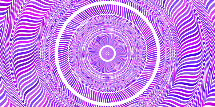 Lilac Circles Art Action Background. Round Wheel Rhythm Backdrop. Center Concept. photo