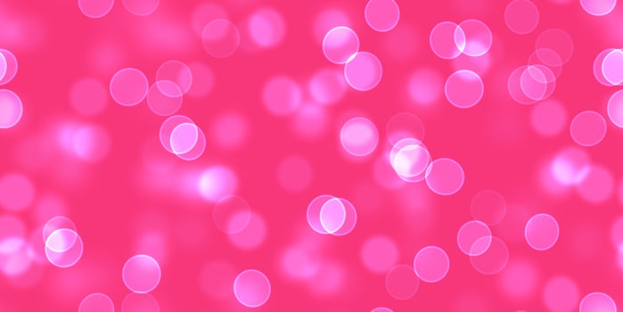 Pink Bright Bokeh Background. Glowing Lights Texture. Shine Celebration Backdrop. photo