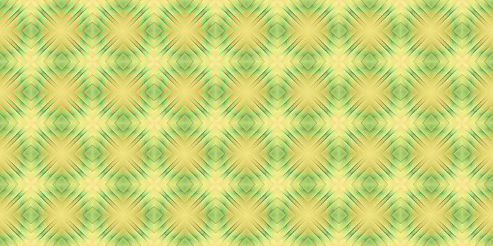 Yellow Green Seamless Psy Pattern Background. Bright Surrealism Texture. Fractal Geometric Backdrop. photo