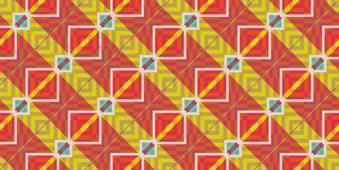 Yellow Orange Seamless Modern Maya Pattern Background. Geometric Ethnic Ornament Texture. Aztec Decorative Backdrop. photo