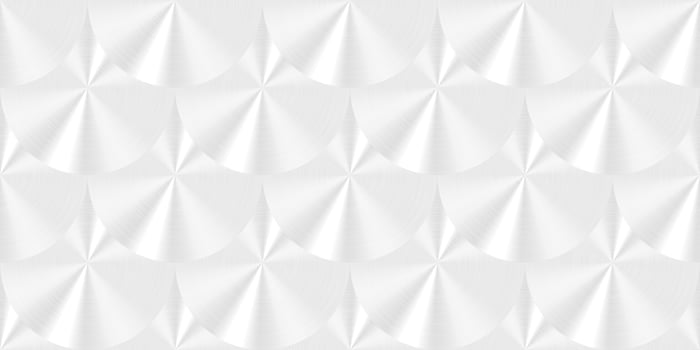 Aluminum metallic disks pattern. Shining brushed steel surface backdrop. Seamless metal circles texture. photo