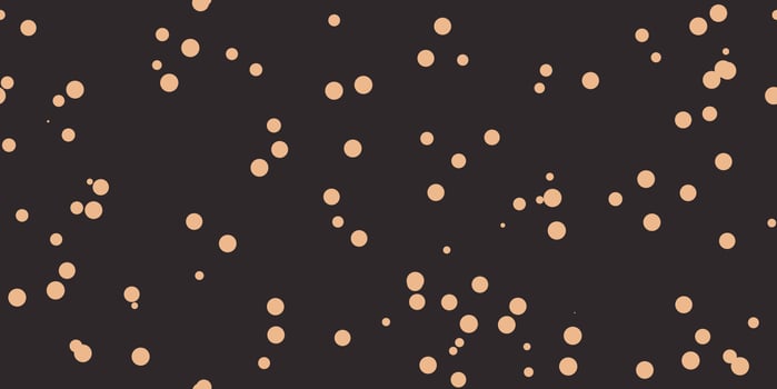 Beige Brown Shambolic Bubbles Backgrounds. Seamless Artistic Random Dots Texture. Chaotic Bright Dots Backdrop. photo