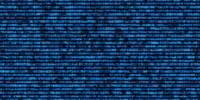 Blue Dna Data Code Background. Seamless Science Dna Data Code Output Sequence. Human Individuality Code Backdrops. photo