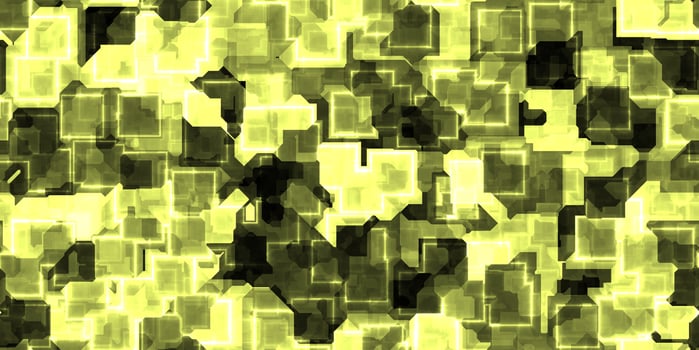 Light yellow seamless Cyber Glow Neon Squares Pattern Background Texture. photo