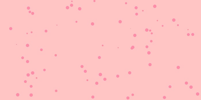 Light Pink Shambolic Bubbles Backgrounds. Seamless Artistic Random Dots Texture. Chaotic Bright Dots Backdrop. photo