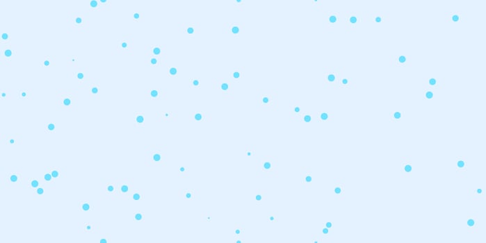 Sky Blue Shambolic Bubbles Backgrounds. Seamless Artistic Random Dots Texture. Chaotic Bright Dots Backdrop. photo