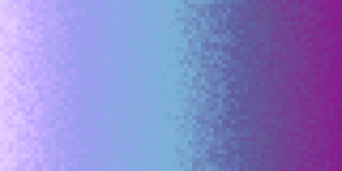 Indigo Purple Seamless Pixilated Gradient Background. Mosaic Pixel Art Texture. Horizontal Pixel Gradient Backdrop. photo
