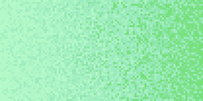 Light Pistachio Pixilated Gradient Background. Mosaic Pixel Art Texture. Horizontal Pixel Gradient Backdrop. photo