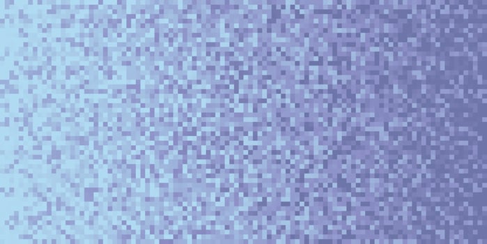 Light Lilac Pixilated Gradient Background. Mosaic Pixel Art Texture. Horizontal Pixel Gradient Backdrop. photo