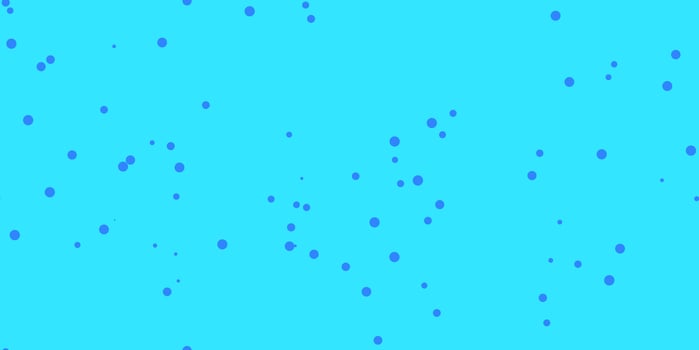 Blue Shambolic Bubbles Backgrounds. Seamless Artistic Random Dots Texture. Chaotic Bright Dots Backdrop. photo