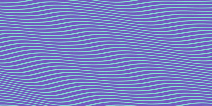 Blue Violet Seamless Hypnotic Waves Background. Stylish Colorful Ripples Texture. Dynamic Modern Backdrop. photo