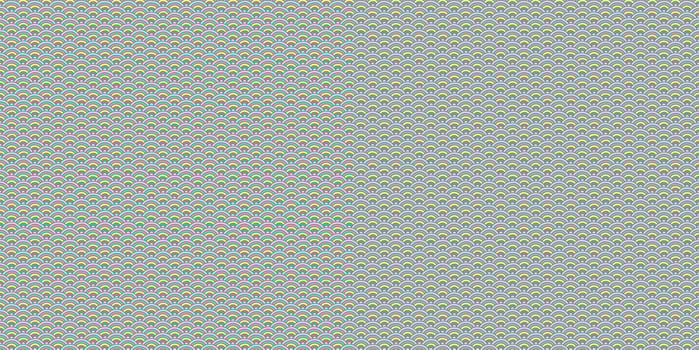 Light Green Traditional Japan Background. Oriental Asia Ornament Texture. National China Backdrop. Seamless Seigaiha Pattern. photo