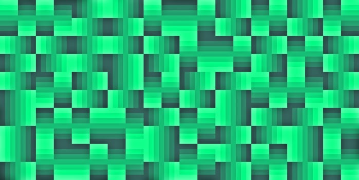 Deep Sea Green Modern Random Filling Geometric Shapes Pattern Background Texture. photo