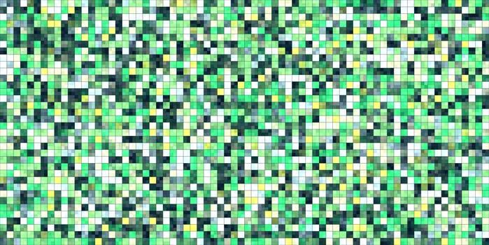 Light Green Tiling Colored Squares. Colorful mosaic texture. Bright filling geometric backdrop. Seamless Backgrounds. photo