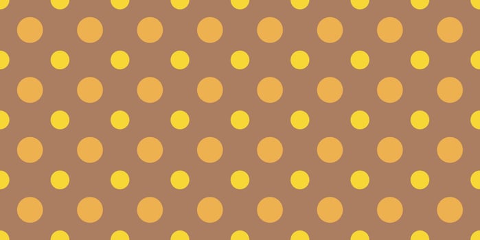 Brown Dots Pattern Background. Retro Circles Backdrop. Balls Texture. photo
