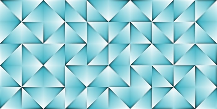 Sky Blue Modern Random Filling Geometric Shapes Pattern Background Texture. photo
