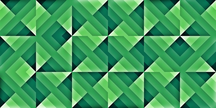 Green Modern Random Filling Geometric Shapes Pattern Background Texture. photo