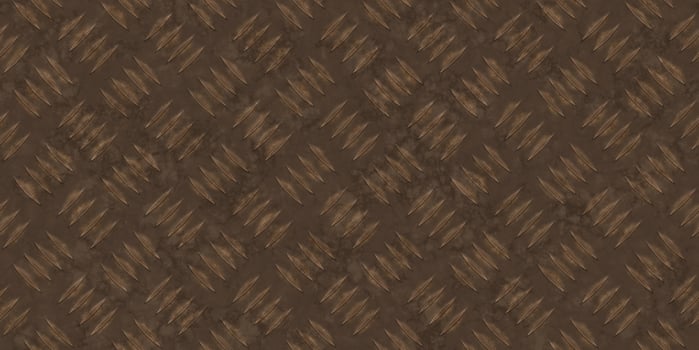 Seamless Metal Diamond Plate Floor Background Texture photo