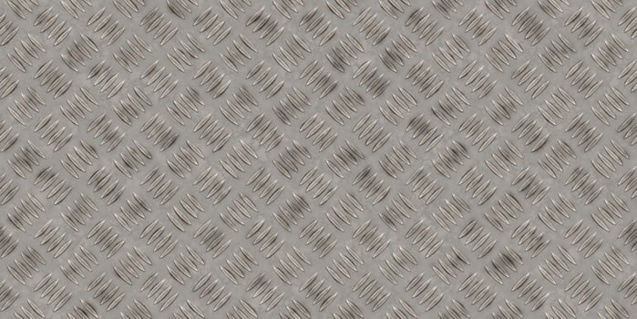Seamless Metal Diamond Plate Floor Background Texture photo