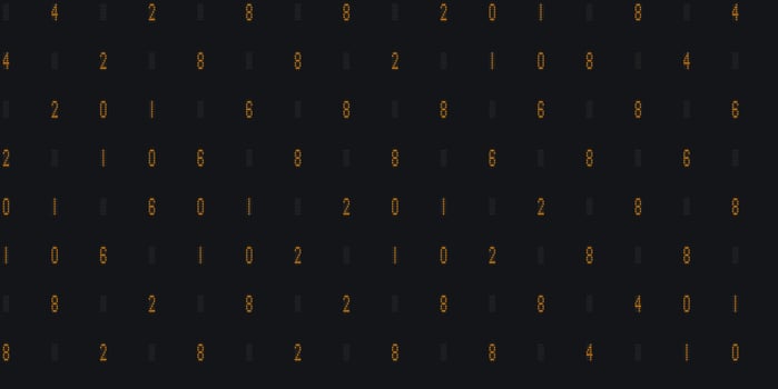 Yellow numeral tech design backdrop. Abstract display digit pattern. Electronic Numbers Background. Cyberspace texture. Numeric binary creative surface. photo