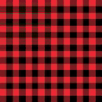 Gingham Pattern. Seamless red black plain check pattern. Good for blankets, wraps, packages, dresses, skirts, napkins. photo