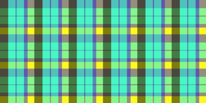Blue yellow green seamless flannel texture. Fustian clothes fabric surface pattern. Checkered material backdrop. Woolen cotton wear textile background. photo