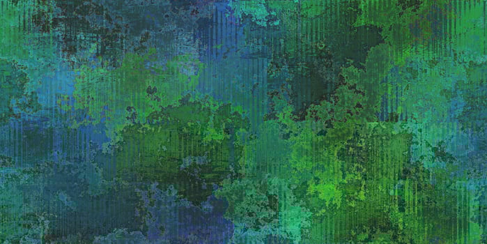 Green blue painted wall backdrop. Corroded dirty steel sheet. Metal texture. Grunge metallic background. photo