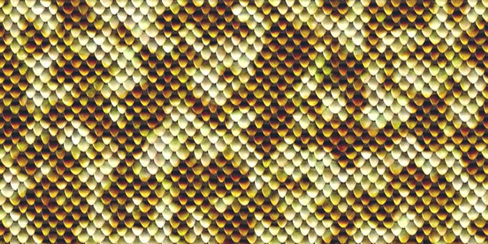 White yellow orange dangerous wildlife backdrop. Snake leather seamless textures. Reptile skin background. Reptilian scale pattern. Snakeskin surface. photo