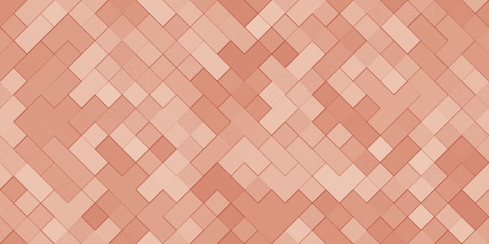 Seamless Copper Background. Squares Pattern Texture. photo