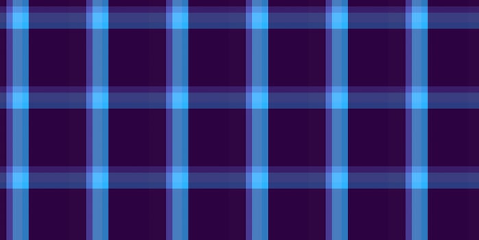 Lilac blue checkered material backdrop. Woolen cotton wear textile background. Seamless flannel texture. Fustian clothes fabric surface pattern. photo